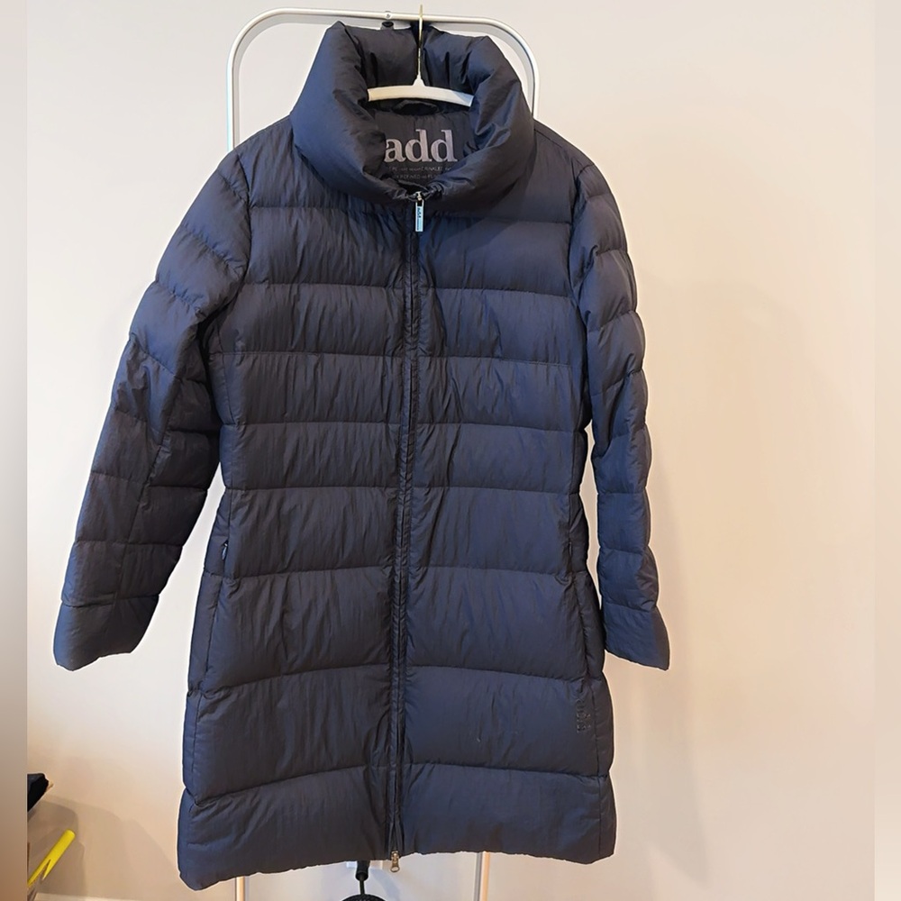 Add Navy  ultra-light down jacket
